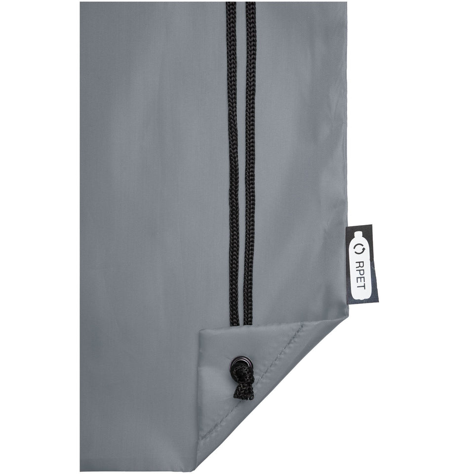Zaino con cordoncino Oriole in PET riciclato - 5L personalizzato con logo - Pubblienne