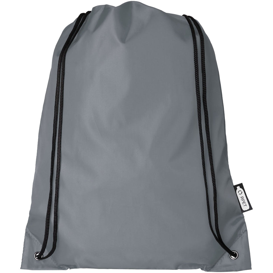 Zaino con cordoncino Oriole in PET riciclato - 5L personalizzato con logo - Pubblienne