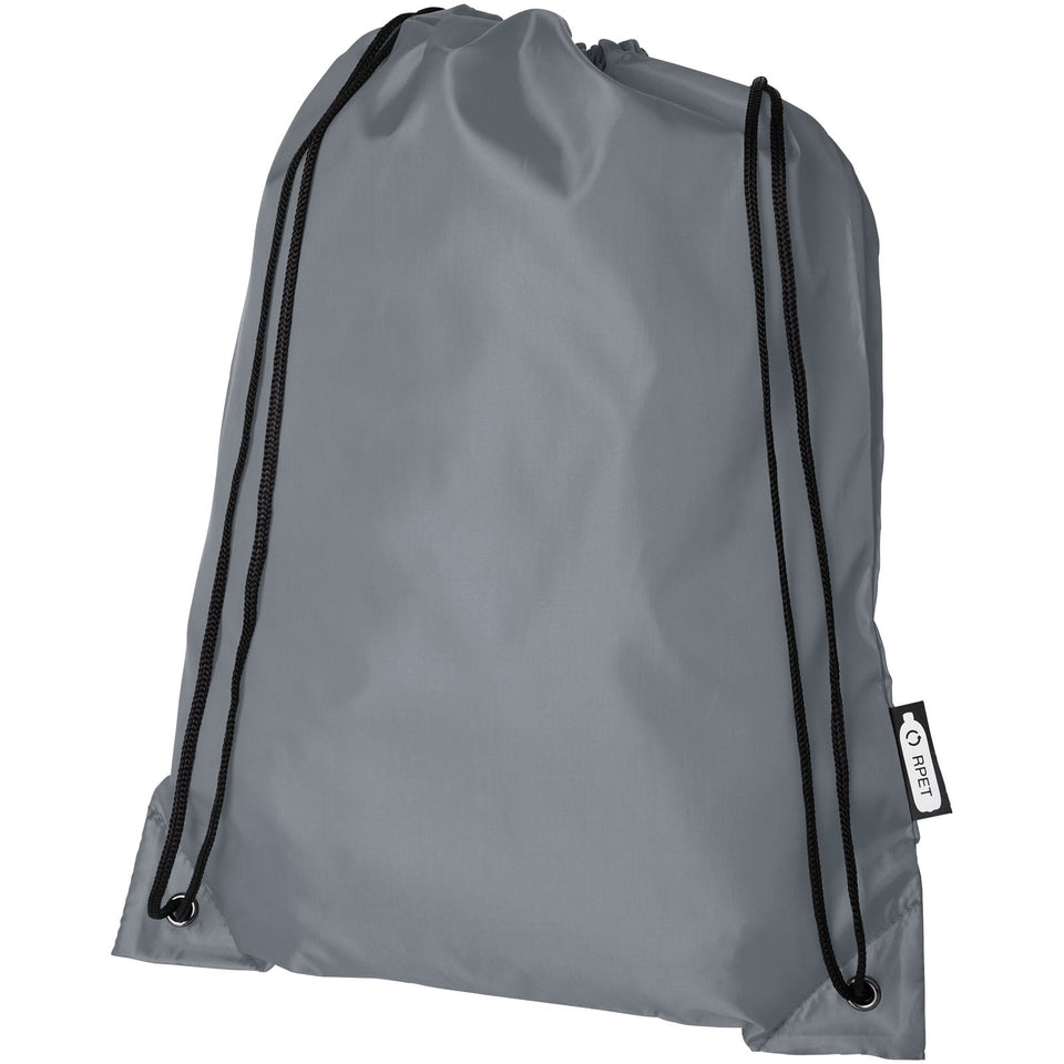 Zaino con cordoncino Oriole in PET riciclato - 5L personalizzato con logo - Pubblienne