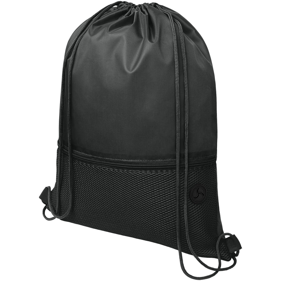 Zaino Oriole in mesh con cordoncino - 5L personalizzato con logo - Pubblienne