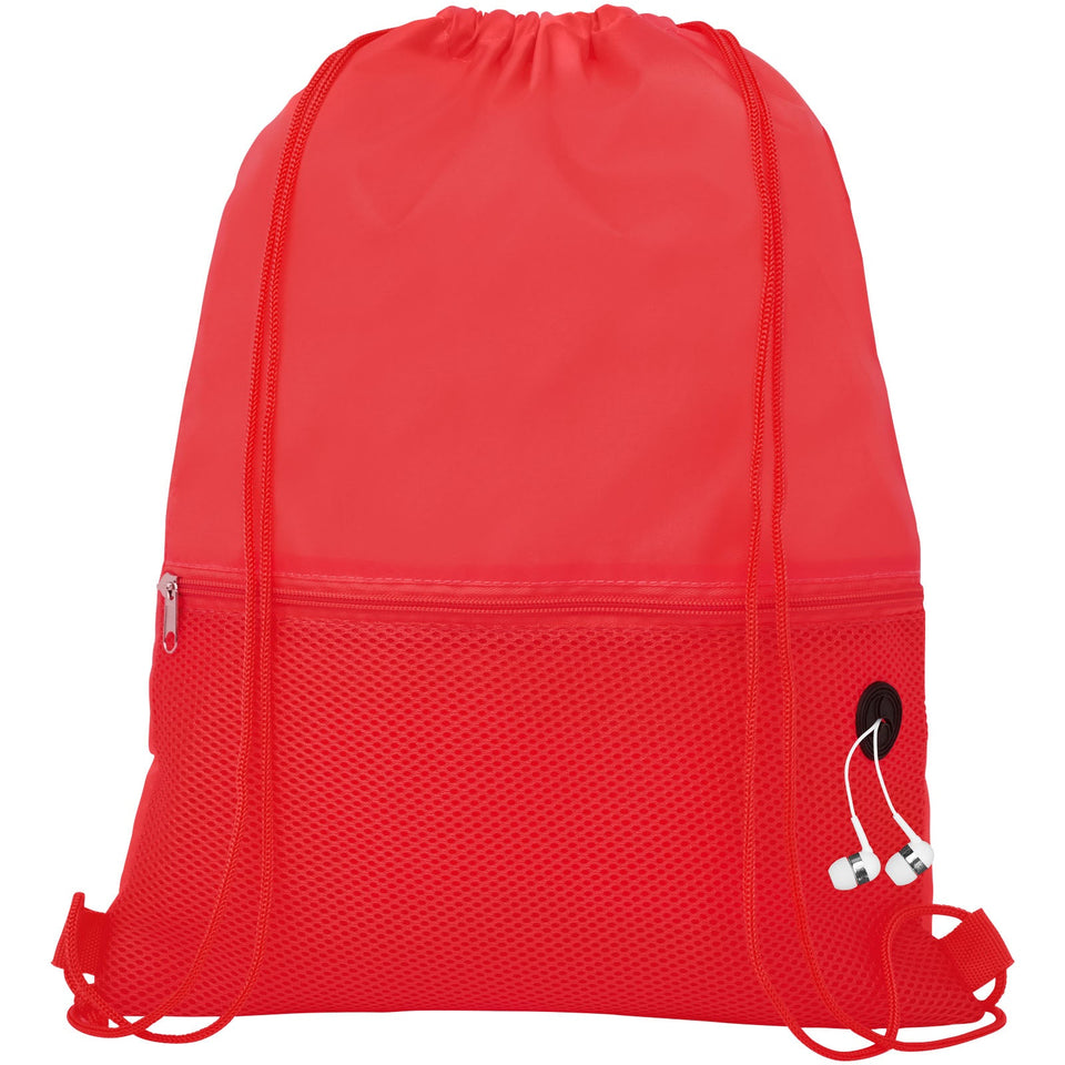 Zaino Oriole in mesh con cordoncino - 5L personalizzato con logo - Pubblienne