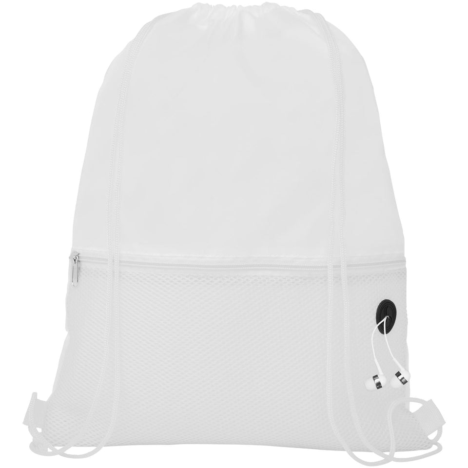 Zaino Oriole in mesh con cordoncino - 5L personalizzato con logo - Pubblienne