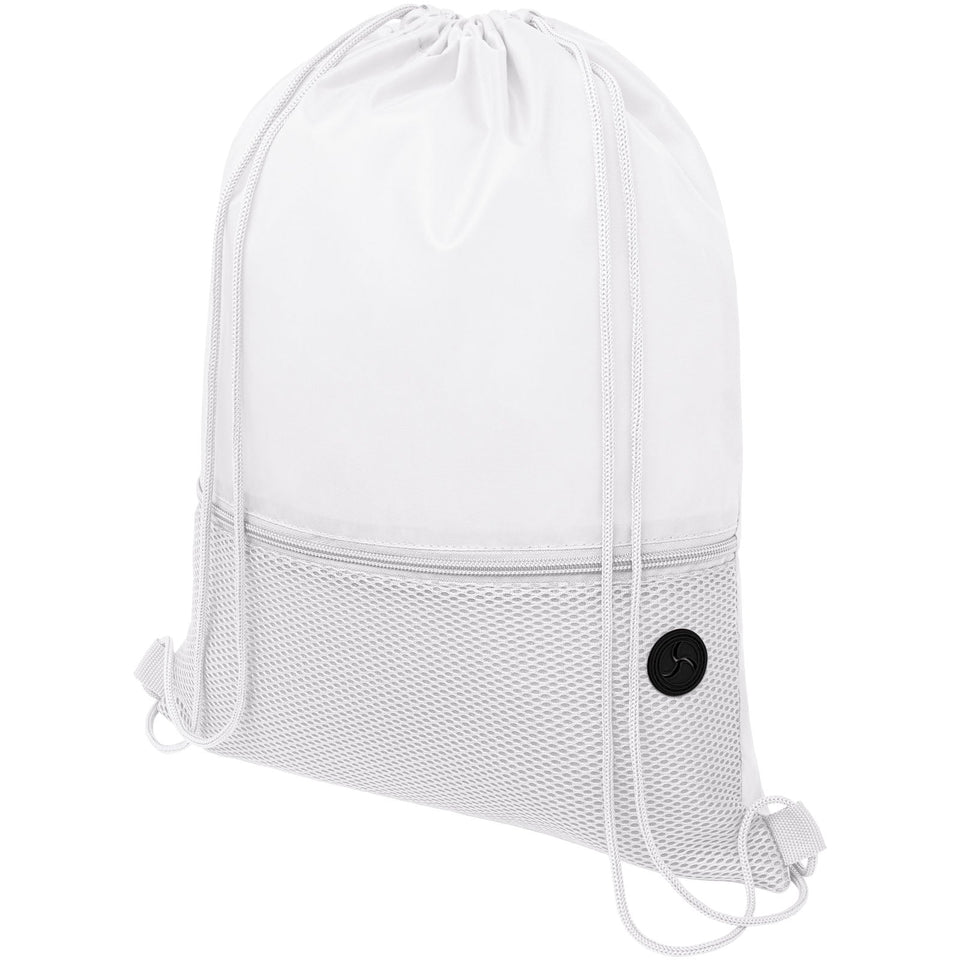 Zaino Oriole in mesh con cordoncino - 5L personalizzato con logo - Pubblienne