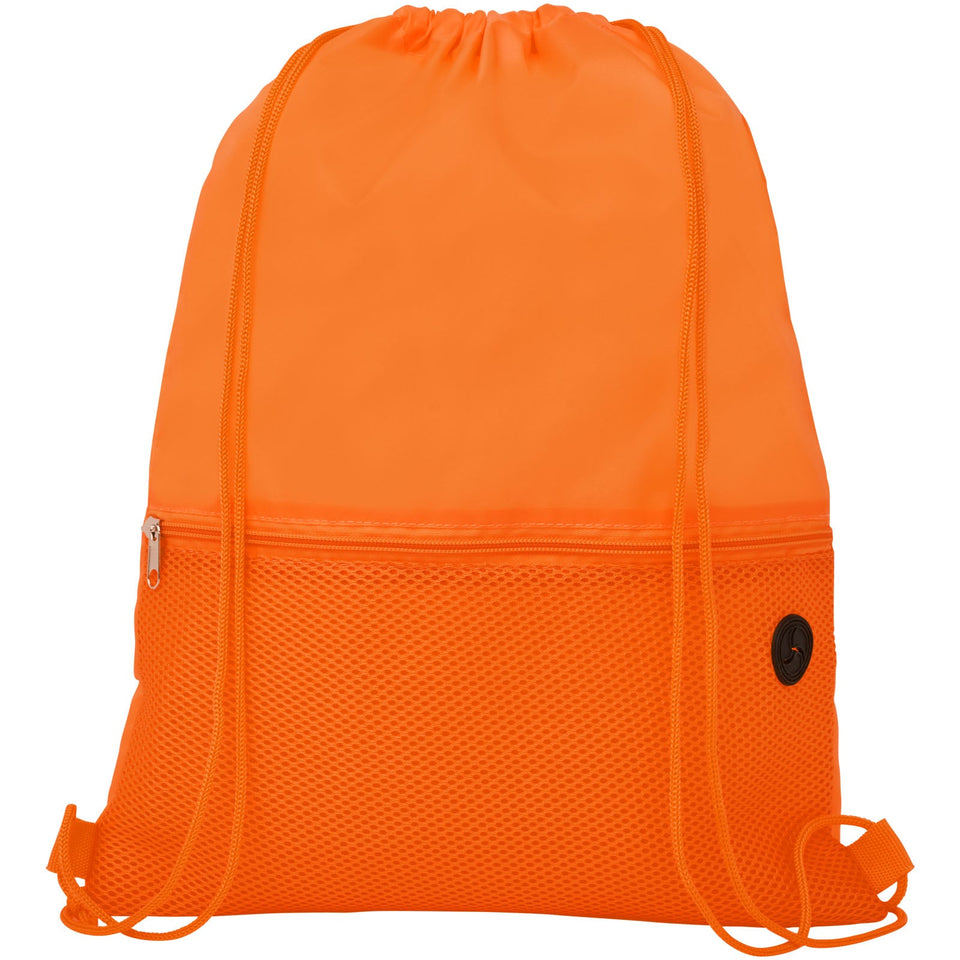 Zaino Oriole in mesh con cordoncino - 5L personalizzato con logo - Pubblienne