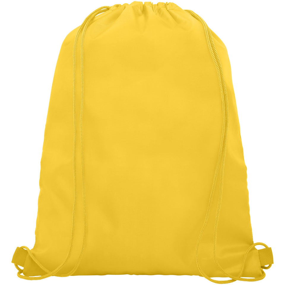 Zaino Oriole in mesh con cordoncino - 5L personalizzato con logo - Pubblienne