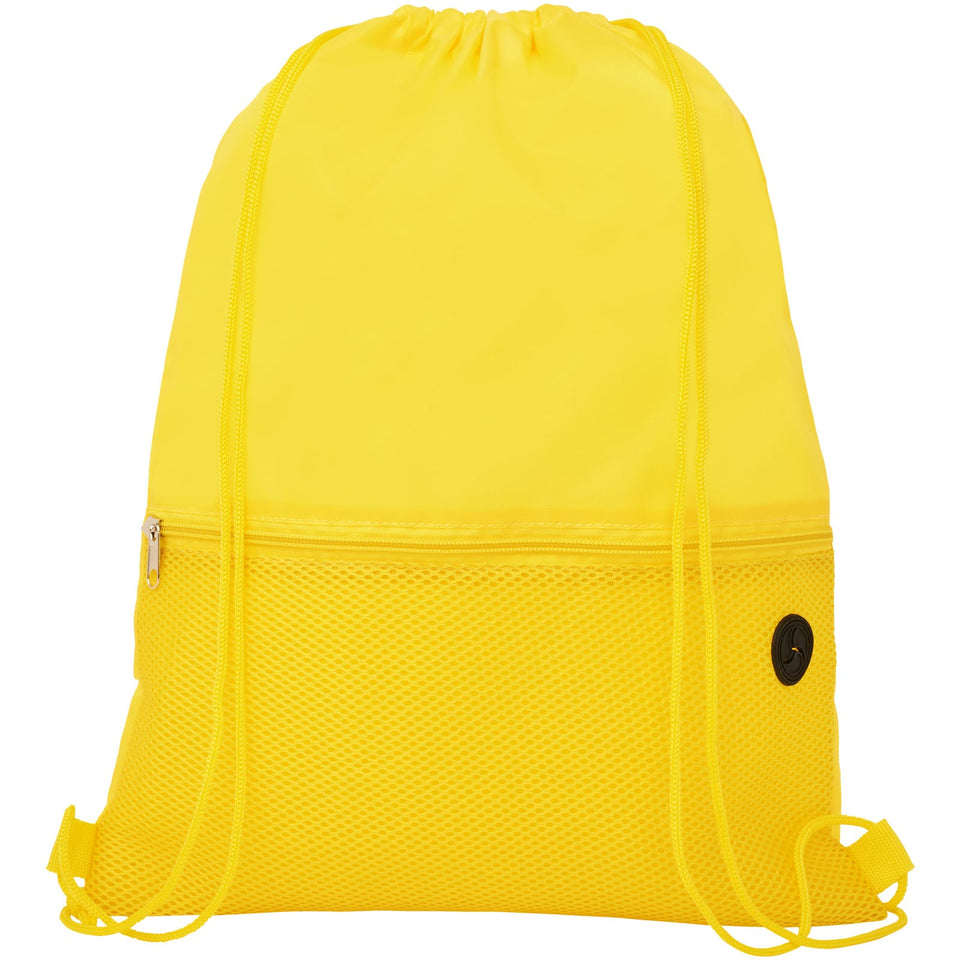 Zaino Oriole in mesh con cordoncino - 5L personalizzato con logo - Pubblienne