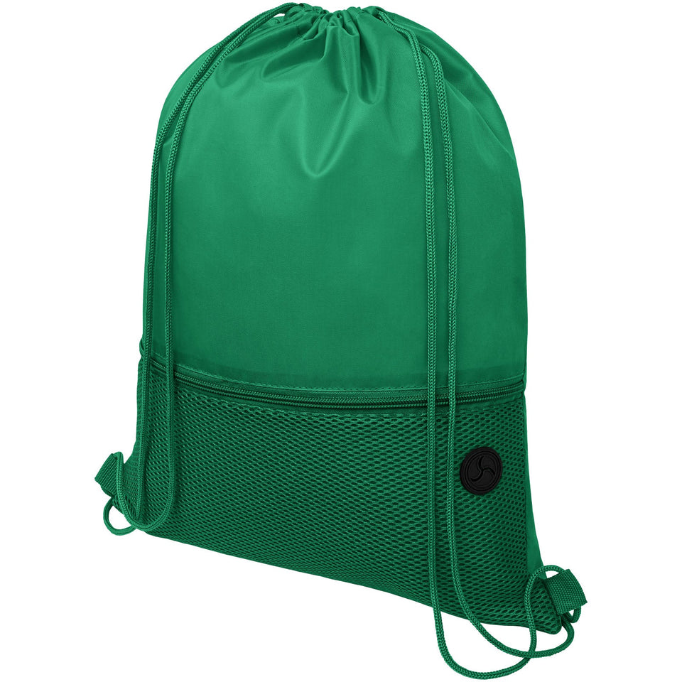 Zaino Oriole in mesh con cordoncino - 5L personalizzato con logo - Pubblienne