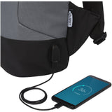 Zaino antifurto in RPET certificato GRS Cover - 18L personalizzato con logo - Pubblienne