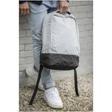 Zaino antifurto in RPET certificato GRS Cover - 18L personalizzato con logo - Pubblienne