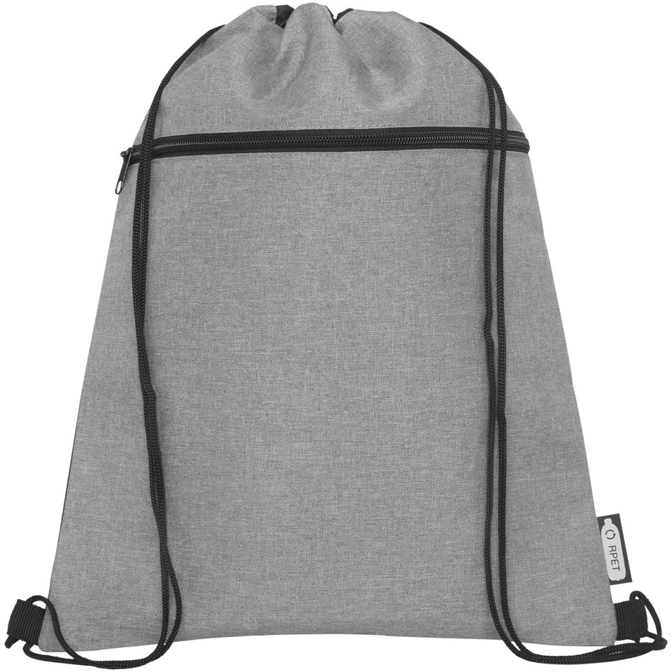 Zaino con cordoncino Ross in PET riciclato - 5L personalizzato con logo - Pubblienne