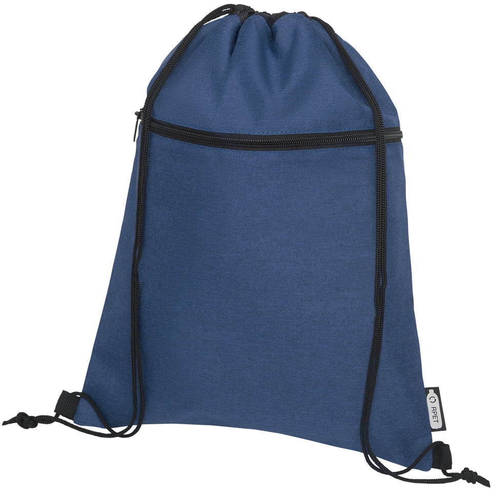 Zaino con cordoncino Ross in PET riciclato - 5L personalizzato con logo - Pubblienne