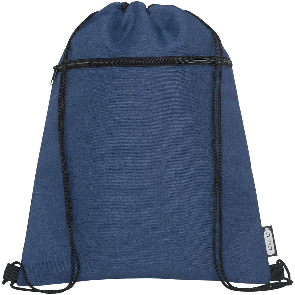 Zaino con cordoncino Ross in PET riciclato - 5L personalizzato con logo - Pubblienne