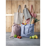 Tote bag con fondo ampio in tessuto riciclato 210 g/m² Pheebs - 13L personalizzato con logo - Pubblienne