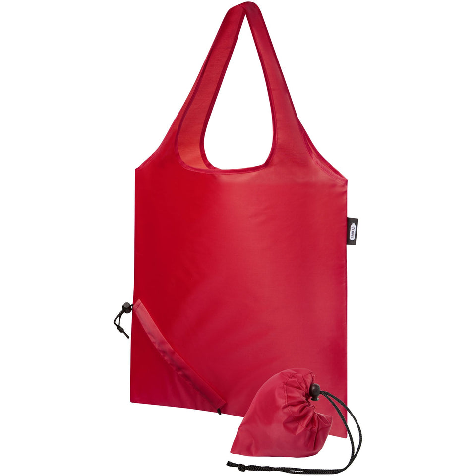 Tote bag pieghevole in RPET Sabia - 7L personalizzato con logo - Pubblienne