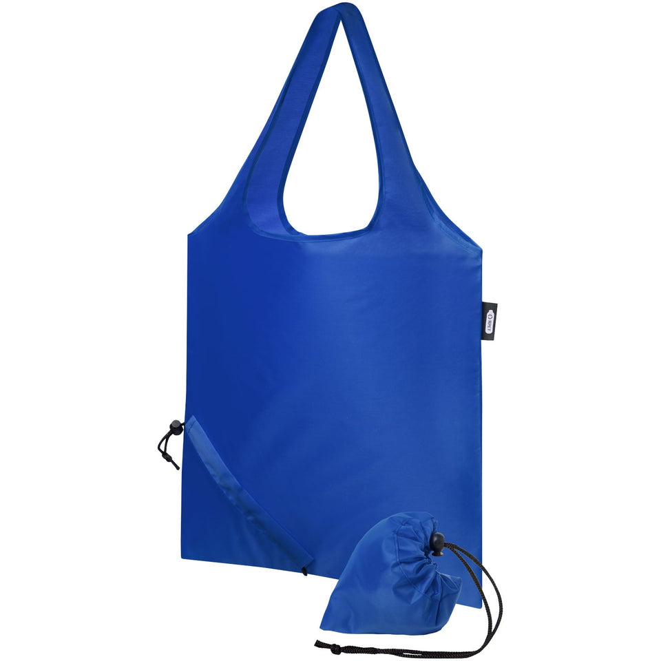 Tote bag pieghevole in RPET Sabia - 7L personalizzato con logo - Pubblienne