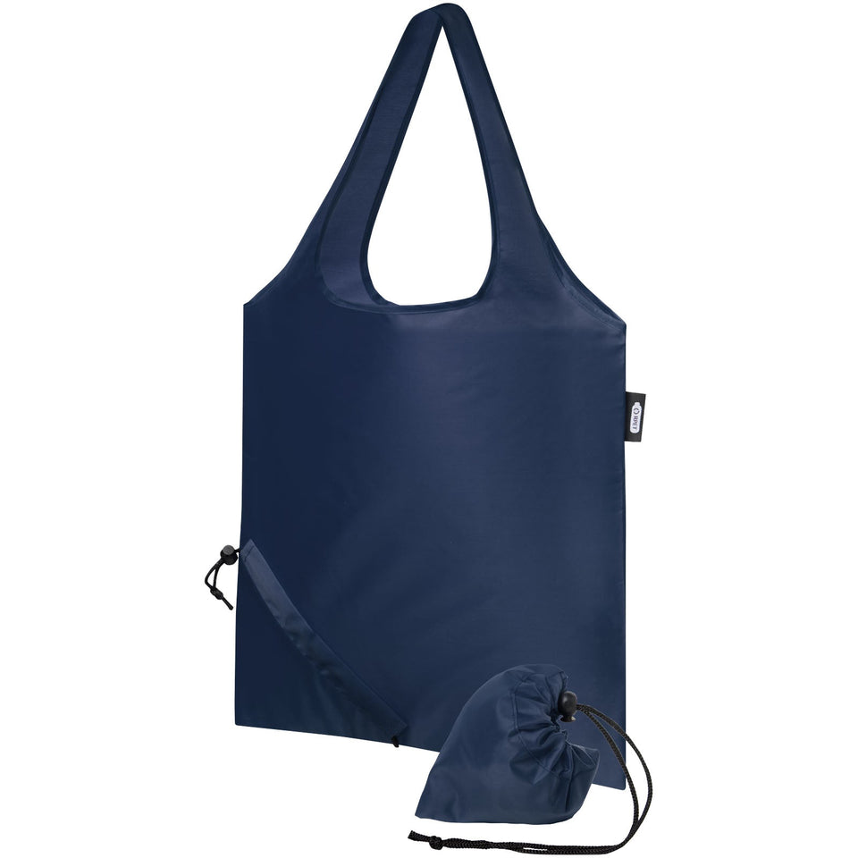 Tote bag pieghevole in RPET Sabia - 7L personalizzato con logo - Pubblienne
