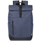 Zaino roll-up certificato GRS per portatile da 15,6" Hoss - 12L personalizzato con logo - Pubblienne