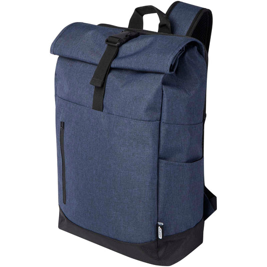 Zaino roll-up certificato GRS per portatile da 15,6" Libra - 12L personalizzato con logo - Pubblienne