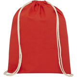 Zaino con cordoncino Oregon in cotone da 140 g/m² - 5L personalizzato con logo - Pubblienne