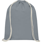 Zaino con cordoncino Oregon in cotone da 140 g/m² - 5L personalizzato con logo - Pubblienne
