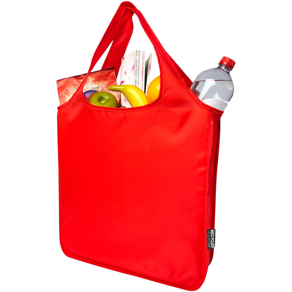 Tote bag pieghevole grande Ash in PET riciclato - 14L personalizzato con logo - Pubblienne