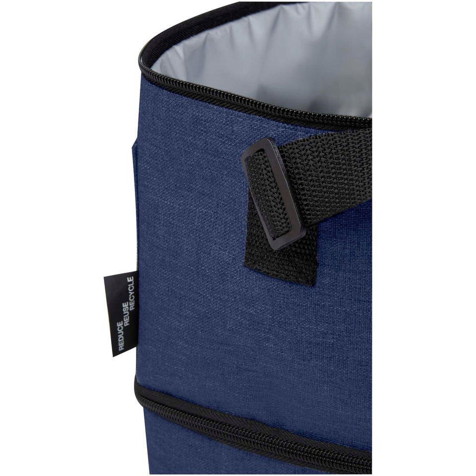 Borsa frigo portapranzo Tundra per 9 lattine in PET riciclato certificato GRS - 9L personalizzato con logo - Pubblienne