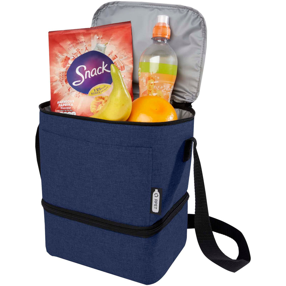 Borsa frigo portapranzo Tundra per 9 lattine in PET riciclato certificato GRS - 9L personalizzato con logo - Pubblienne