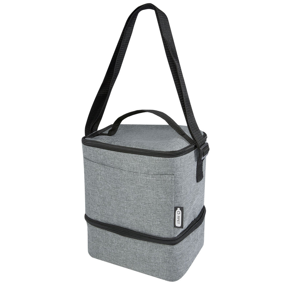 Borsa frigo portapranzo Tundra per 9 lattine in PET riciclato certificato GRS - 9L personalizzato con logo - Pubblienne