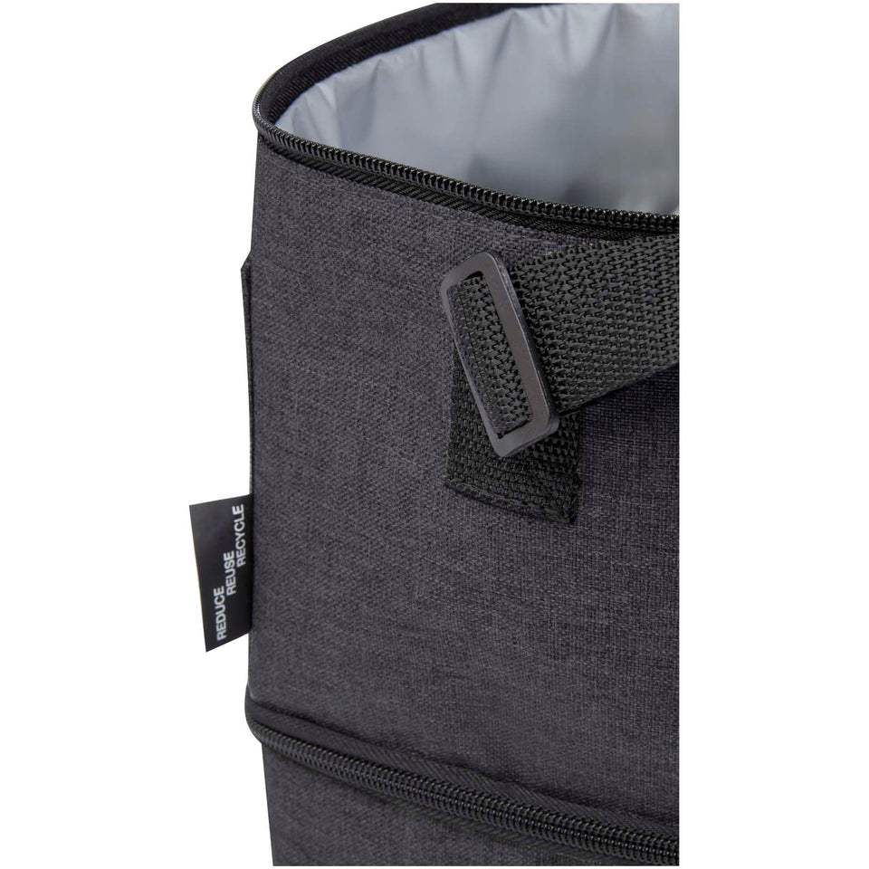 Borsa frigo portapranzo Tundra per 9 lattine in PET riciclato certificato GRS - 9L personalizzato con logo - Pubblienne