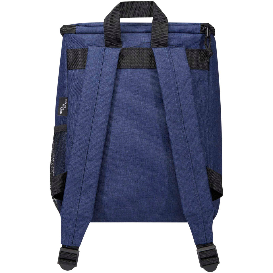 Zaino termico Tundra in PET riciclato certificato GRS - 12L personalizzato con logo - Pubblienne