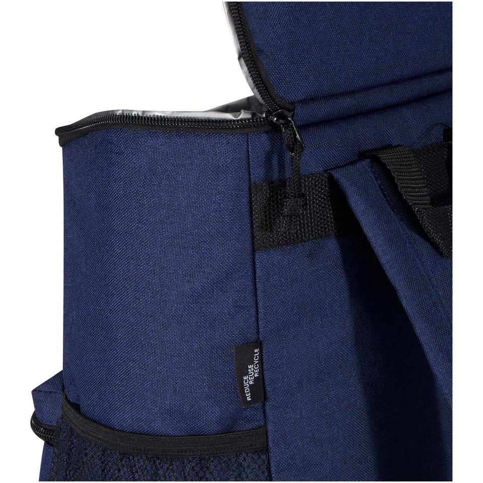 Zaino termico Tundra in PET riciclato certificato GRS - 12L personalizzato con logo - Pubblienne