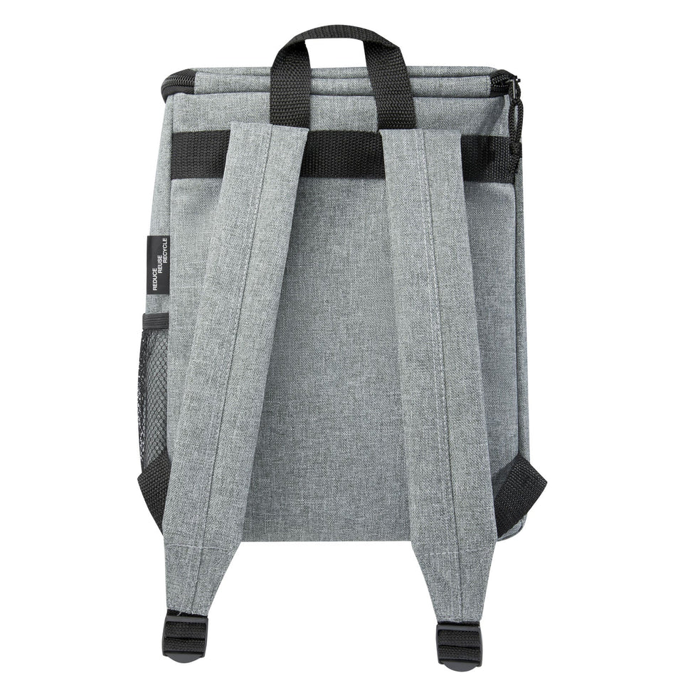 Zaino termico Tundra in PET riciclato certificato GRS - 12L personalizzato con logo - Pubblienne