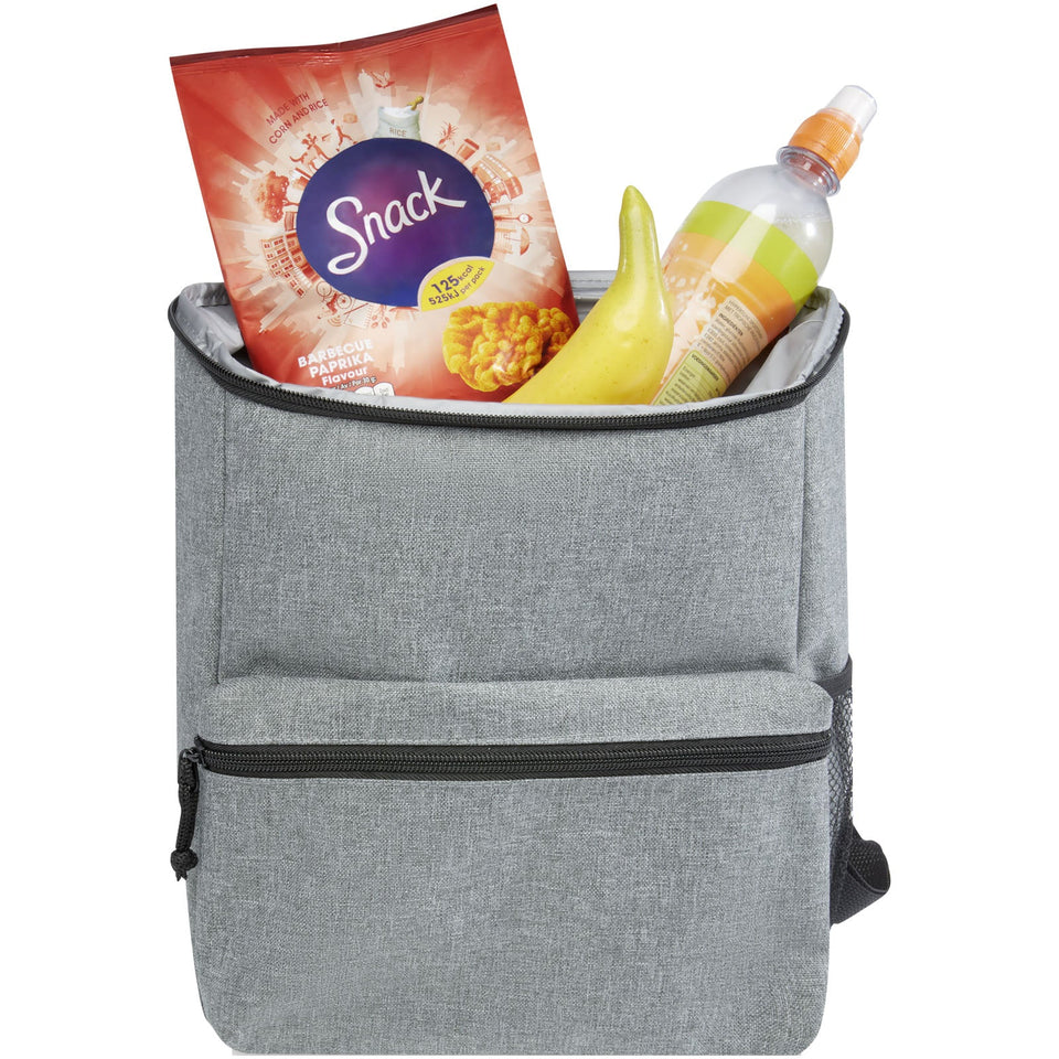 Zaino termico Tundra in PET riciclato certificato GRS - 12L personalizzato con logo - Pubblienne