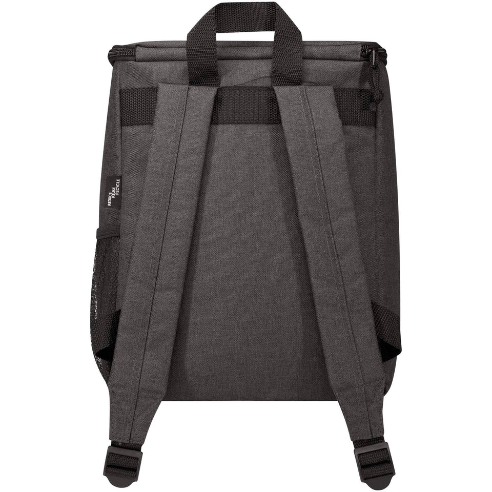 Zaino termico Tundra in PET riciclato certificato GRS - 12L personalizzato con logo - Pubblienne