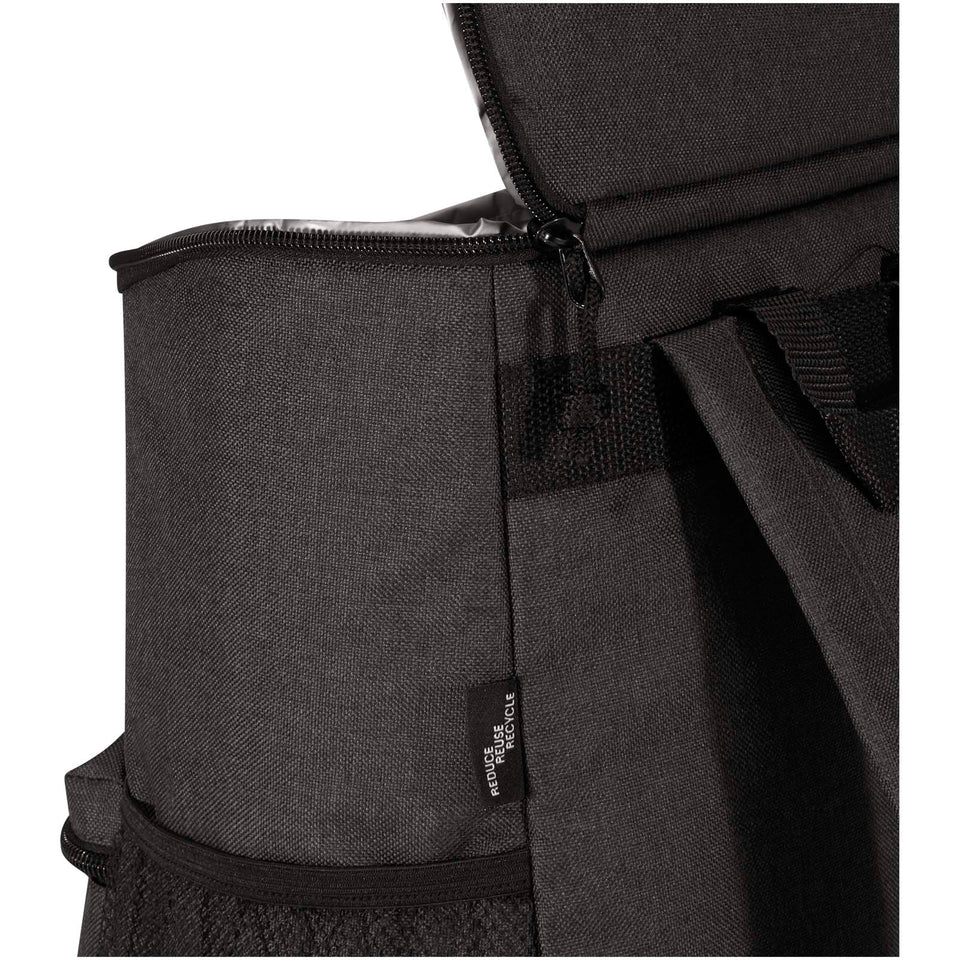 Zaino termico Tundra in PET riciclato certificato GRS - 12L personalizzato con logo - Pubblienne