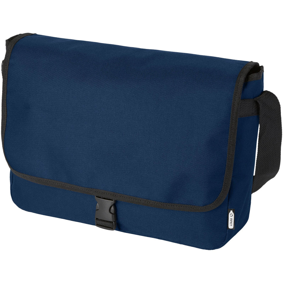 Borsa a tracolla Retrend in plastica riciclata - 6L personalizzato con logo - Pubblienne