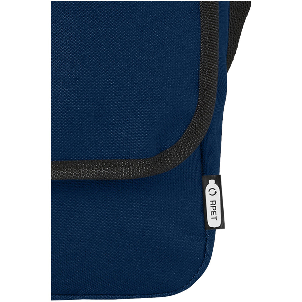 Borsa a tracolla Retrend in plastica riciclata - 6L personalizzato con logo - Pubblienne