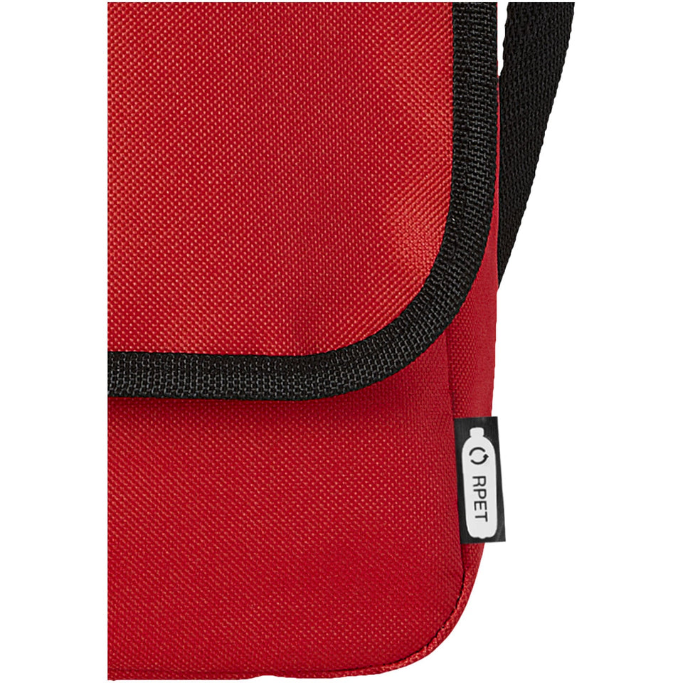 Borsa a tracolla Retrend in plastica riciclata - 6L personalizzato con logo - Pubblienne
