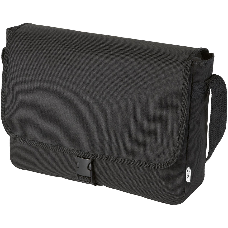 Borsa a tracolla Retrend in plastica riciclata - 6L personalizzato con logo - Pubblienne