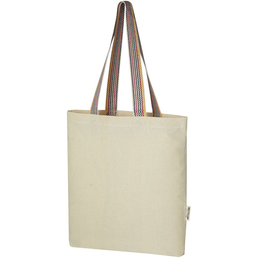 Tote bag in cotone riciclato da 180 g/m² Rainbow - 5L personalizzato con logo - Pubblienne