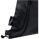 Borsa pieghevole con coulisse in materiale riciclato Ash - 7L personalizzato con logo - Pubblienne