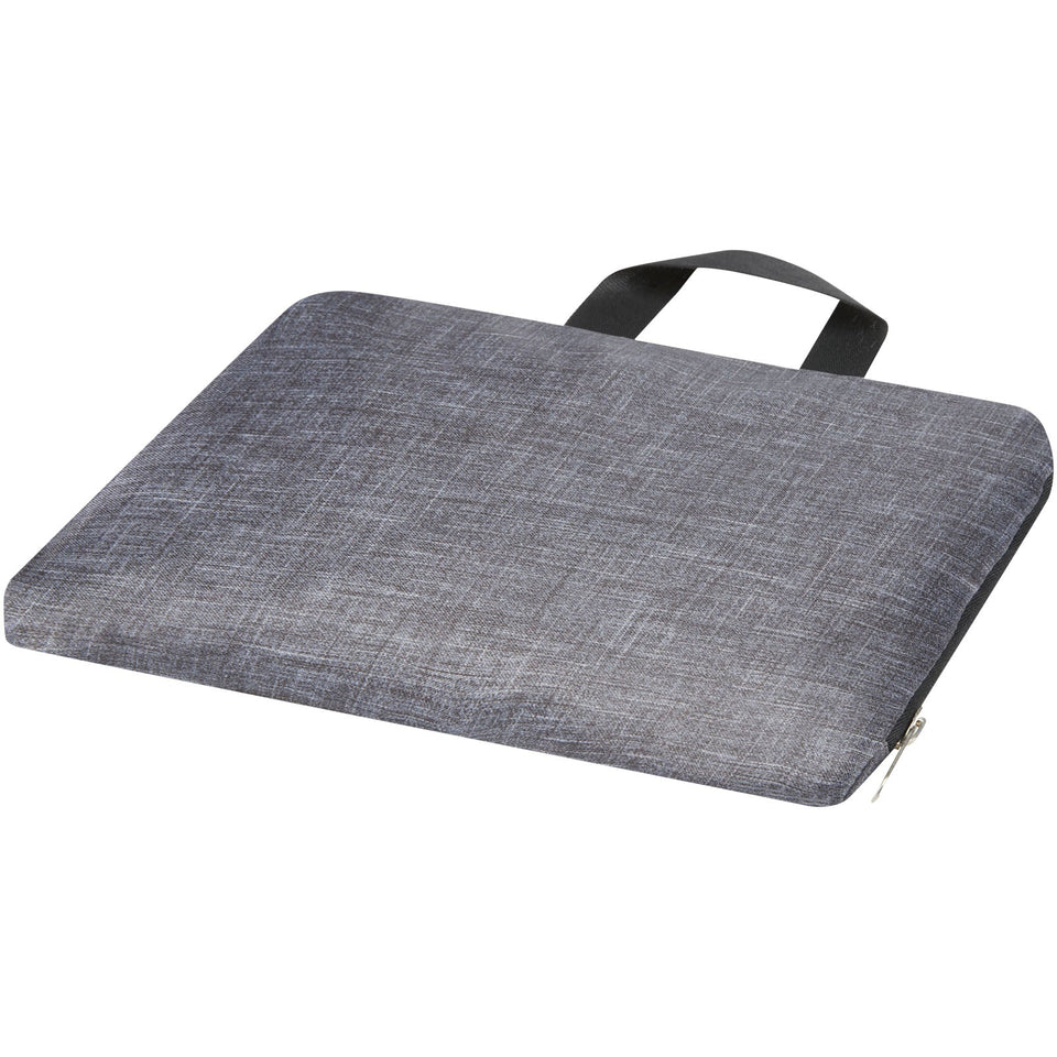 Borsa pieghevole con coulisse in materiale riciclato Ash - 7L personalizzato con logo - Pubblienne