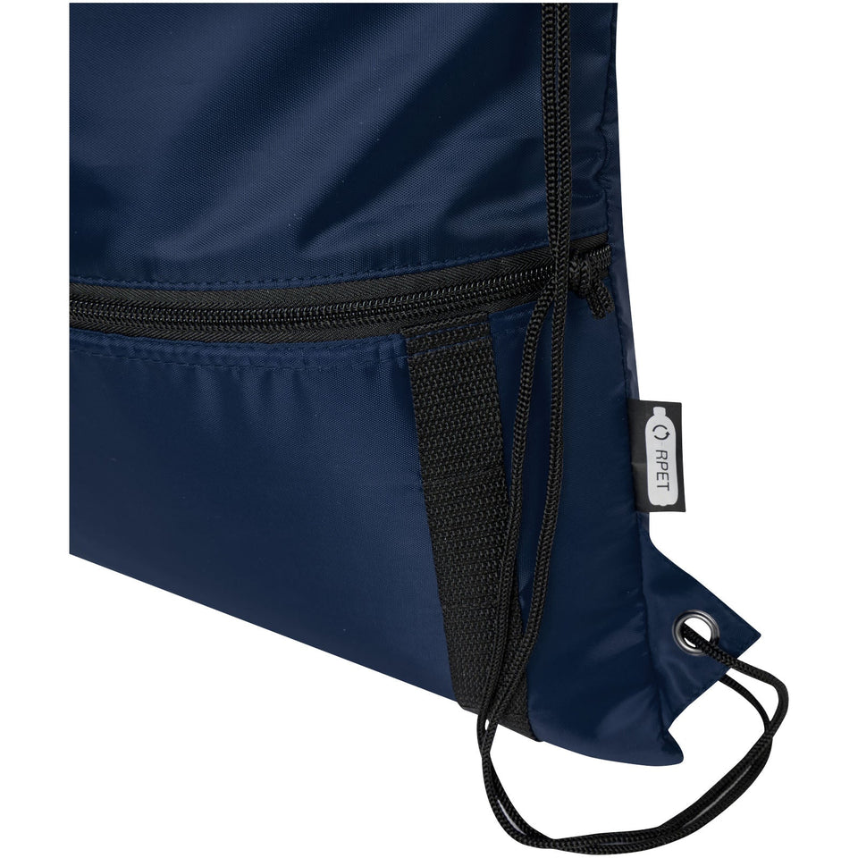 Borsa termica con coulisse in materiale riciclato Adventure - 9L personalizzato con logo - Pubblienne
