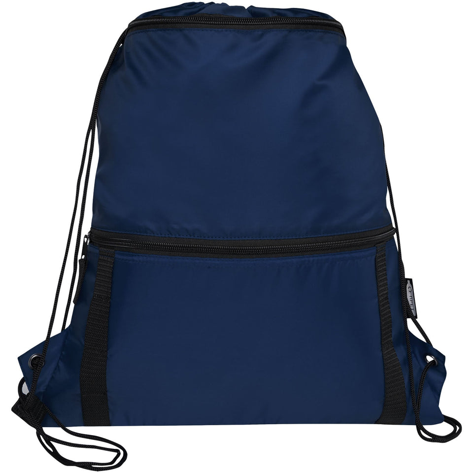 Borsa termica con coulisse in materiale riciclato Adventure - 9L personalizzato con logo - Pubblienne