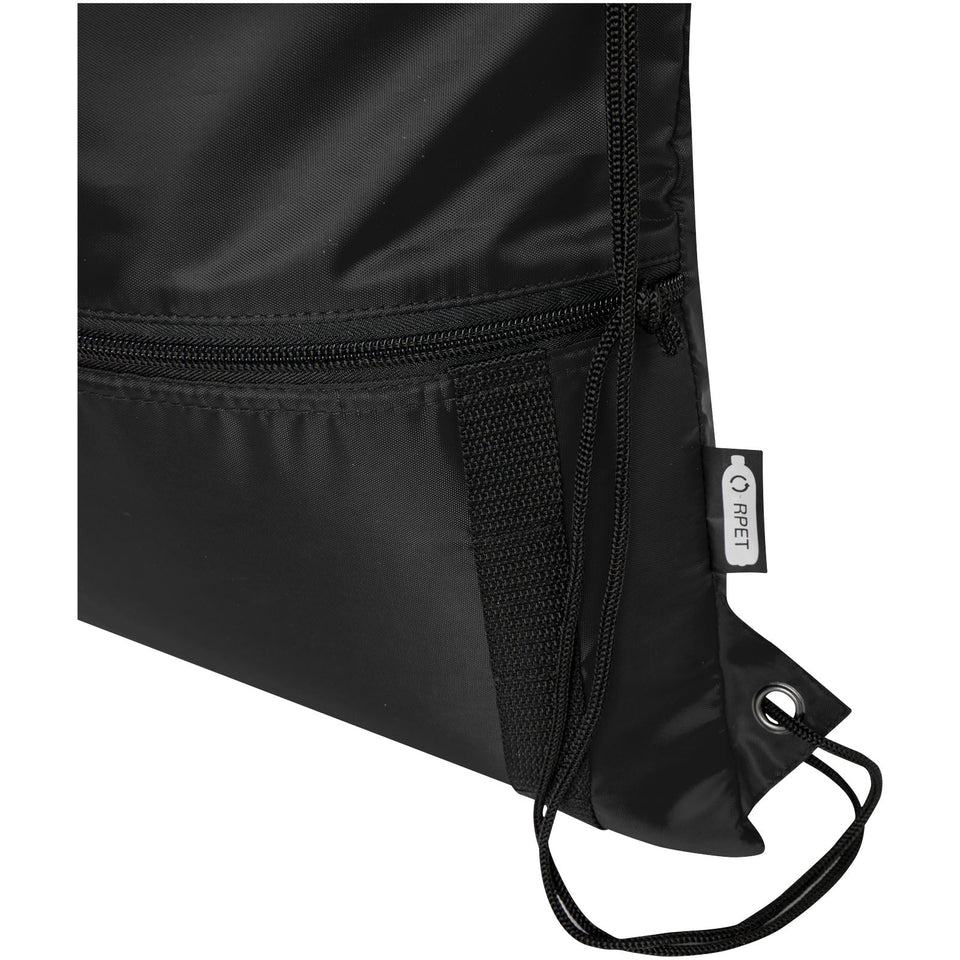 Borsa termica con coulisse in materiale riciclato Adventure - 9L personalizzato con logo - Pubblienne