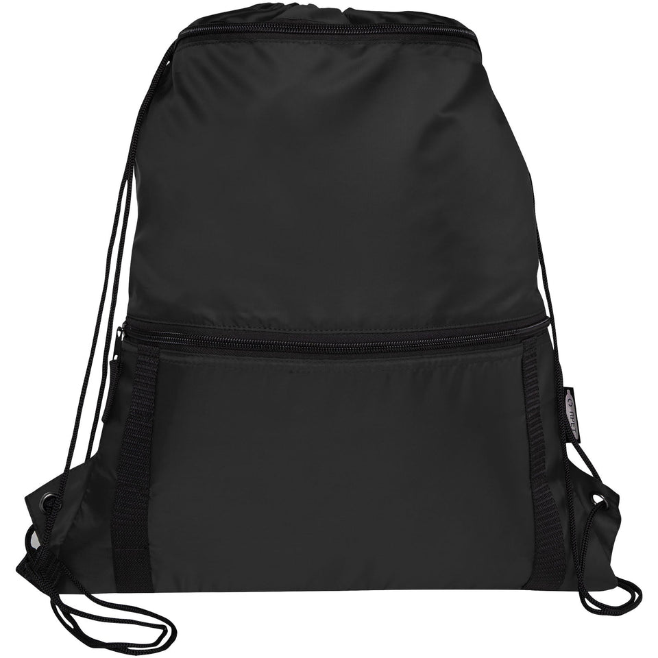 Borsa termica con coulisse in materiale riciclato Adventure - 9L personalizzato con logo - Pubblienne