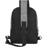 Zaino monospalla bicolore in materiale riciclato certificato GRS Reclaim 3.5L personalizzato con logo - Pubblienne