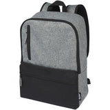 Zaino bicolore per portatile da 15" in materiale riciclato certificato GRS Reclaim 14L personalizzato con logo - Pubblienne