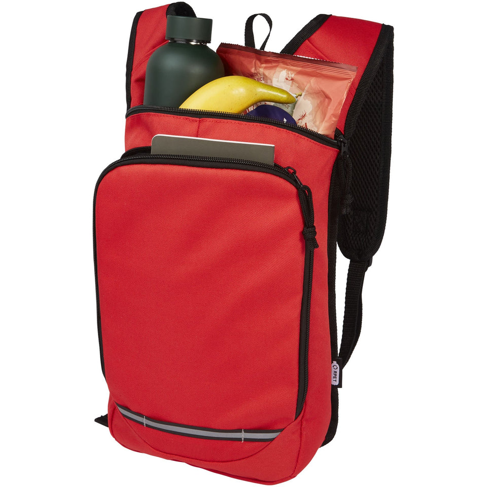 Zaino outdoor in PET riciclato certifcato GRS Trails 6.5L personalizzato con logo - Pubblienne