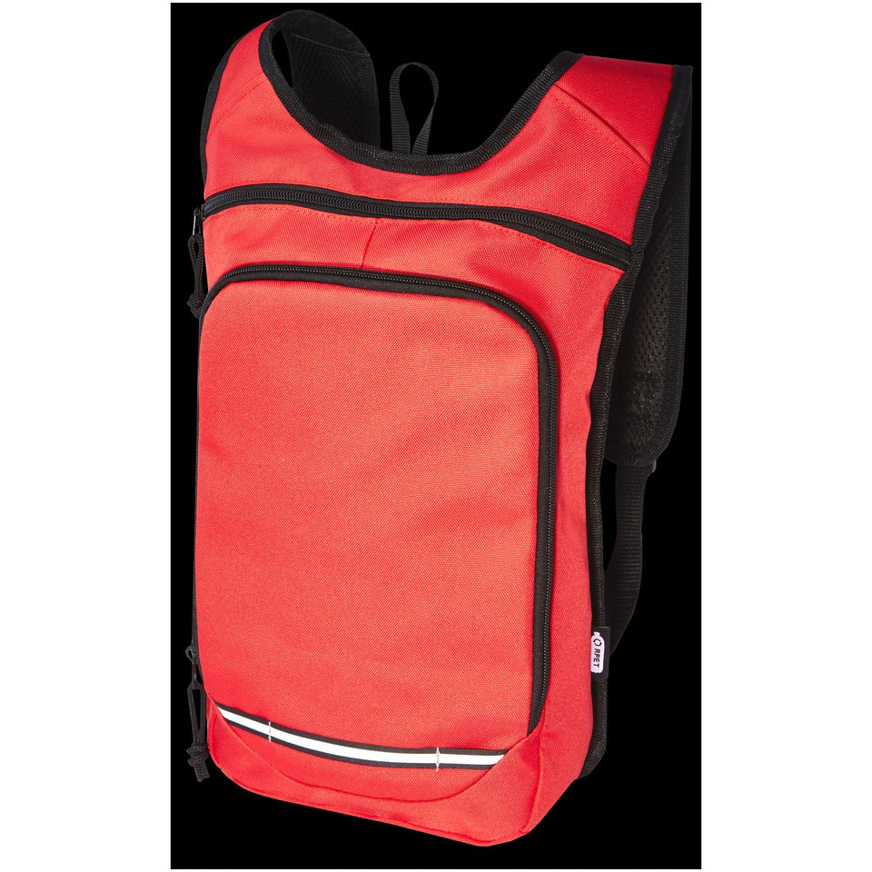 Zaino outdoor in PET riciclato certifcato GRS Trails 6.5L personalizzato con logo - Pubblienne